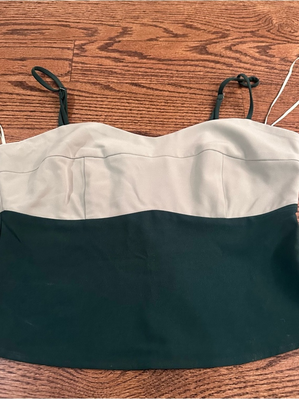 Two Toned Green Tank Top